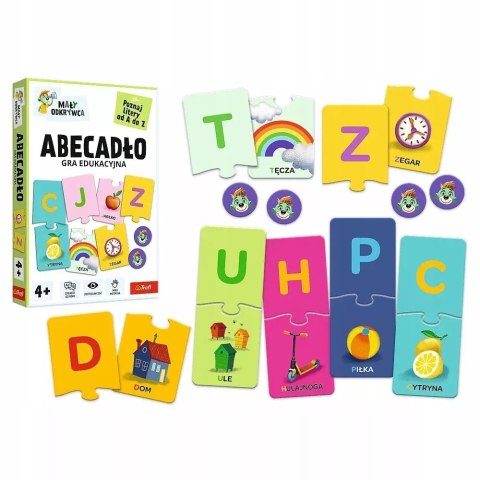 Gra dla dzieci edukacyjna mały odkrywca Abecadło 4+Trefl 02811 Gra dla dzieci edukacyjna mały odkrywca Abecadło 4+Trefl 02811