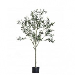 Künstlicher Olivenbaum, in einem Topf wie ein lebendiger, realistisch 1,5 cm DRZ02