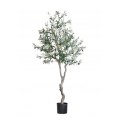 Künstlicher Olivenbaum, in einem Topf wie ein lebendiger, realistisch 1,8 cm DRZ01