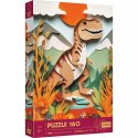 Puzzle z efektem 3D 160 el. 40-lecie Dinozaur Trefl 40048 Puzzle z efektem 3D 160 el. 40-lecie Dinozaur Trefl 40048