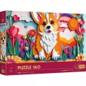 Puzzle z efektem 3D 160 el. 40-lecie Piesek Corgi Trefl 40050 Puzzle z efektem 3D 160 el. 40-lecie Piesek Corgi Trefl 40050