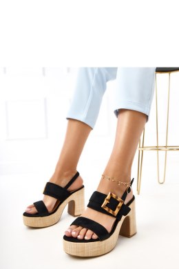Sandały Model Elevira E5572 Black - PRIMO - 38