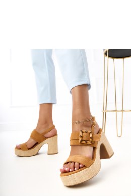 Sandały Model Elevira E5572 Brown - PRIMO - 39