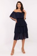 Sukienka Model TW-SK-BI-2120.69 Navy - Och Bella - uniwersalny Sukienka Model TW-SK-BI-2120.69 Navy - Och Bella - uniwersalny