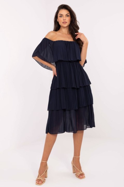 Sukienka Model TW-SK-BI-2120.69 Navy - Och Bella - uniwersalny Sukienka Model TW-SK-BI-2120.69 Navy - Och Bella - uniwersalny