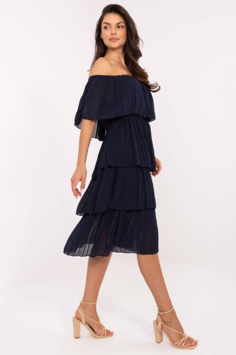 Sukienka Model TW-SK-BI-2120.69 Navy - Och Bella - uniwersalny Sukienka Model TW-SK-BI-2120.69 Navy - Och Bella - uniwersalny