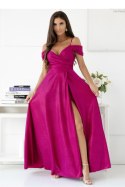 Sukienka Model Walentina Lux 001117. Amarant - With You - 36 Sukienka Model Walentina Lux 001117. Amarant - With You - 36