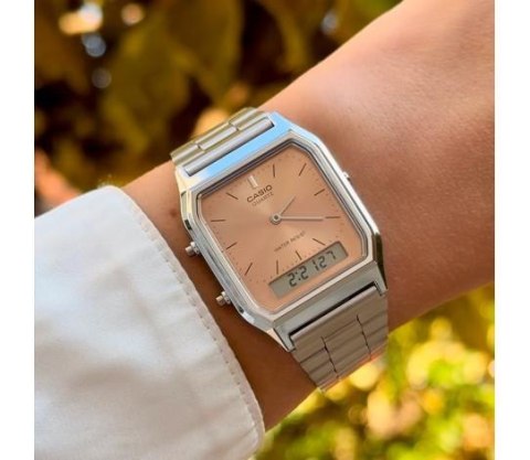 ZEGAREK UNISEX CASIO Vintage AQ-230A-4AMQYDF + BOX