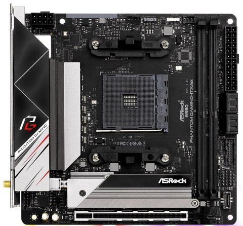 Płyta główna ASROCK B550 PHANTOM GAMING-ITX/AX (Socket AM4 /MiniITX) Płyta główna ASROCK B550 PHANTOM GAMING-ITX/AX (Socket AM4 /MiniITX)