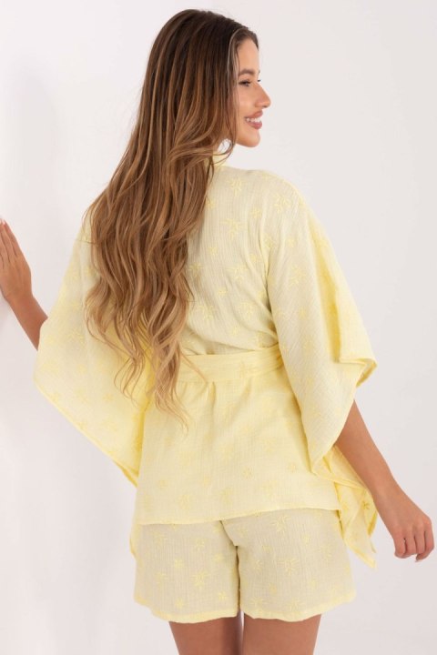 Spodnie Komplet MOdel LK-KMPL-510072.68 Light Yellow - Lakerta - S/M