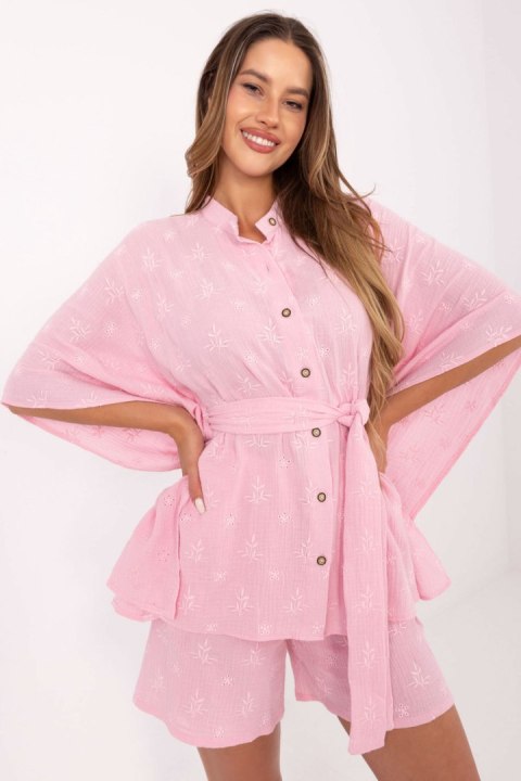 Spodnie Komplet Model LK-KMPL-510072.68 Light Pink - Lakerta - S/M