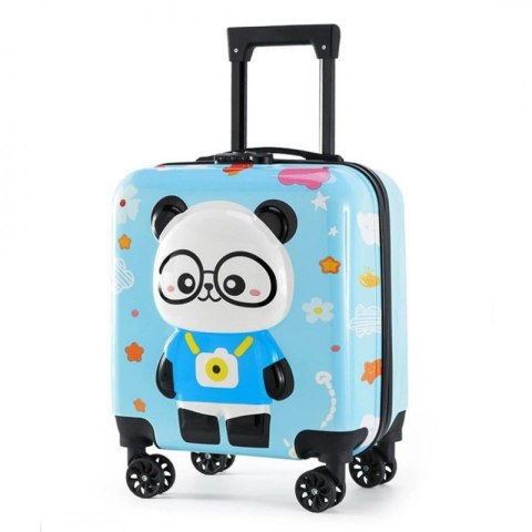 KINDERKABINENKOFFER KINDERGEPÄCK mit blauem Panda Code WP07 KINDERKABINENKOFFER KINDERGEPÄCK mit blauem Panda Code WP07
