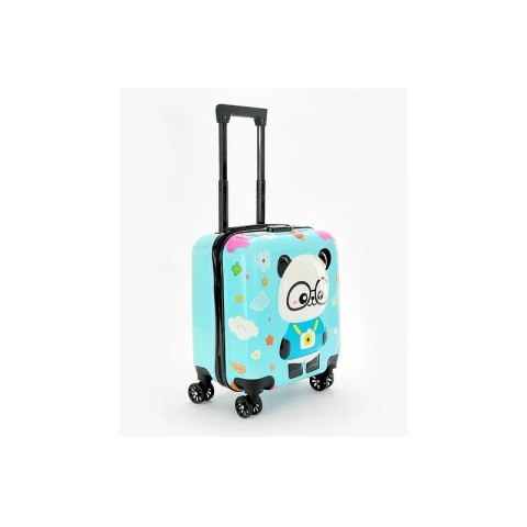 KINDERKABINENKOFFER KINDERGEPÄCK mit blauem Panda Code WP07 KINDERKABINENKOFFER KINDERGEPÄCK mit blauem Panda Code WP07