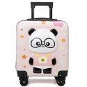 KINDERKABINENKOFFER KINDERGEPÄCK mit Code Panda Pink WP08 KINDERKABINENKOFFER KINDERGEPÄCK mit Code Panda Pink WP08
