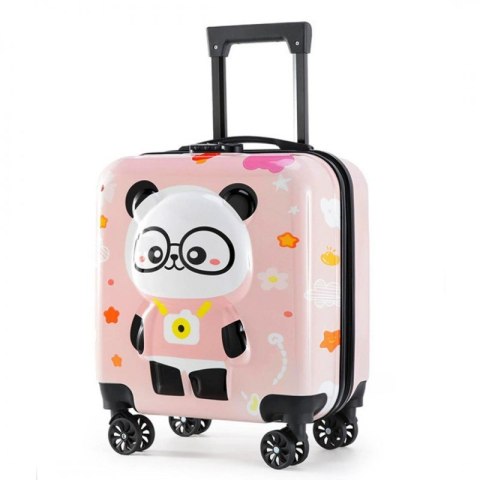 KINDERKABINENKOFFER KINDERGEPÄCK mit Code Panda Pink WP08 KINDERKABINENKOFFER KINDERGEPÄCK mit Code Panda Pink WP08