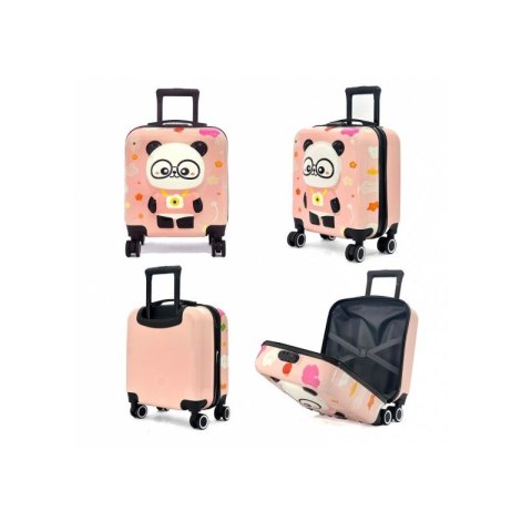 KINDERKABINENKOFFER KINDERGEPÄCK mit Code Panda Pink WP08 KINDERKABINENKOFFER KINDERGEPÄCK mit Code Panda Pink WP08