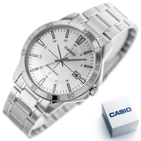 Zegarek Męski Casio MTP-V004D-7CUDF (zd251a) + BOX Zegarek Męski Casio MTP-V004D-7CUDF (zd251a) + BOX
