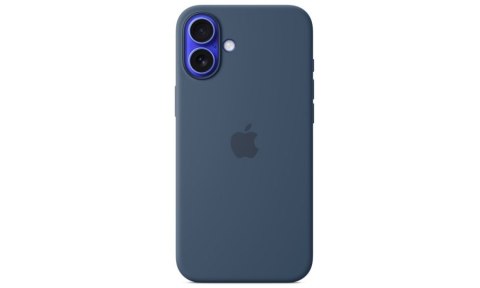 APPLE iPhone 16 Plus Silicone Case with MagSafe - Denim APPLE iPhone 16 Plus Silicone Case with MagSafe - Denim