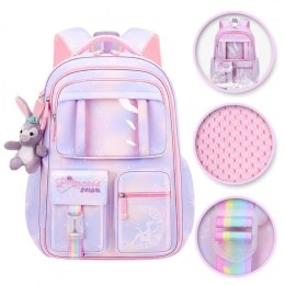 RAINBOW süßer Schulrucksack, Universaltaschen, mit einem Maskottchen PL159FIO