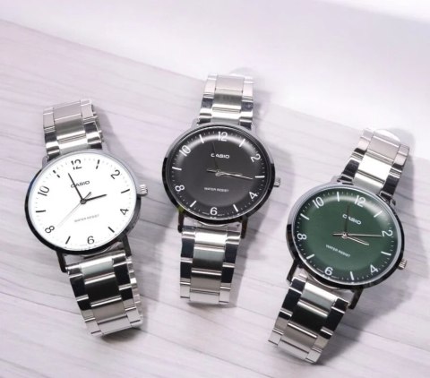 ZEGAREK MĘSKI CASIO MTP-VT03D-3B + BOX ZEGAREK MĘSKI CASIO MTP-VT03D-3B + BOX