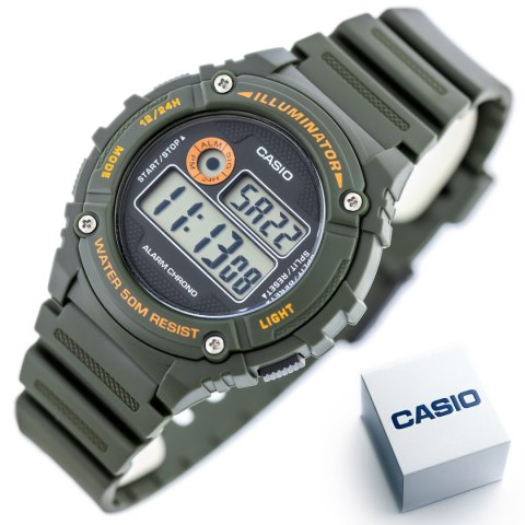 Zegarek Męski Casio W-216H-3B + BOX Zegarek Męski Casio W-216H-3B + BOX