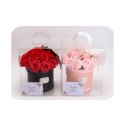 Blumenbox, Strauß duftender Seifenblumen im Karton mit 21 Stück. BUK08R