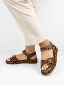 Buty damskie eleganckie w kolorze Leopard - 39