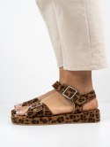 Buty damskie eleganckie w kolorze Leopard - 39