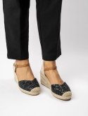 Damskie Espadryle BLACK - 39