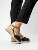 Damskie Espadryle BLACK - 39