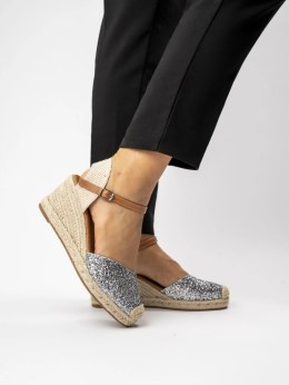 Espadryle Gwiezdne Silver - 38