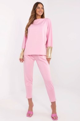 Spodnie Komplet Model DHJ-KMPL-9311.97 Light Pink - Italy Moda - uniwersalny