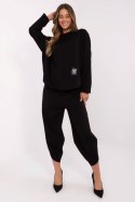 Spodnie Komplet Model MI-KMPL-M56491.09 Black - Italy Moda - uniwersalny Spodnie Komplet Model MI-KMPL-M56491.09 Black - Italy Moda - uniwersalny