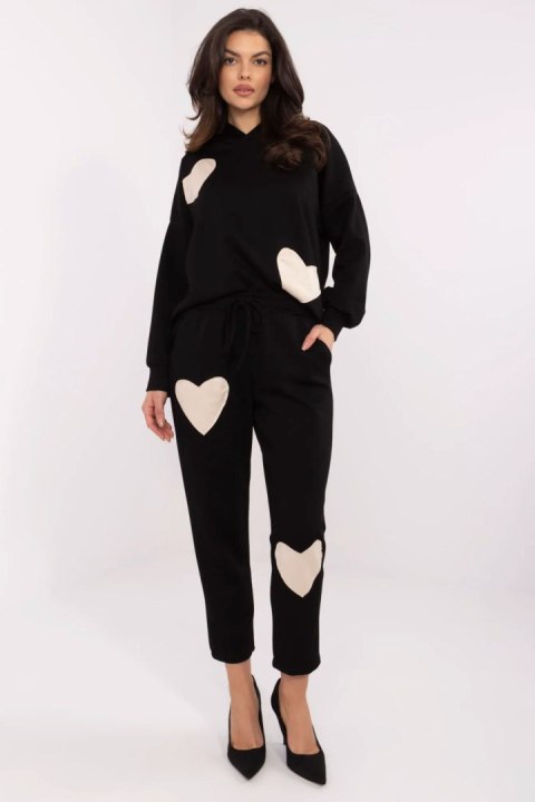 Spodnie Komplet Model MI-KMPL-M61431.68P Black - Italy Moda - uniwersalny Spodnie Komplet Model MI-KMPL-M61431.68P Black - Italy Moda - uniwersalny