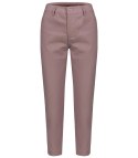 Damskie eleganckie spodnie kolorowe cygaretki VALERIA (Brązowy)