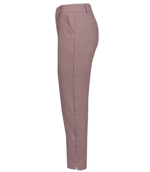 Damskie eleganckie spodnie kolorowe cygaretki VALERIA (Brązowy)