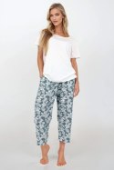 Piżama Damska Model Casual Beauty Green - Momenti Per Me - s