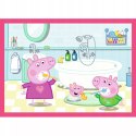 Puzzle 4 w 1 Świnka Peppa Peppa uwielbia przygody Trefl 34672 Puzzle 4 w 1 Świnka Peppa Peppa uwielbia przygody Trefl 34672
