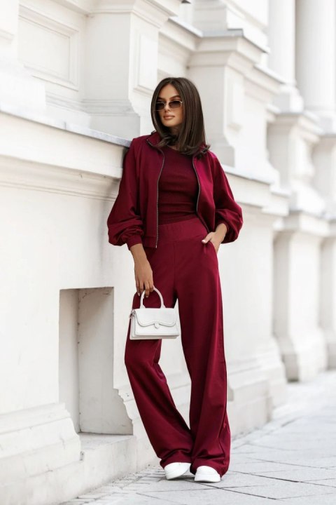 Spodnie Komplet Model Mavia 333770398 Bordo - LaBalancia - M/L