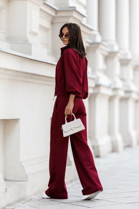 Spodnie Komplet Model Mavia 333770398 Bordo - LaBalancia - XS/S