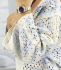Boho kardigan narzutka szydełkowa i ażurowa granny square BOHEMA (Wielokolorowy || Niebieski) Boho kardigan narzutka szydełkowa i ażurowa granny square BOHEMA (Wielokolorowy || Niebieski)