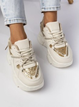 Damskie Sneakersy - Złote LUMIA BEIGE - 38