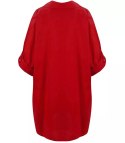 Długa koszula Szmizjerka basic bawełna (Czerwony) Długa koszula Szmizjerka basic bawełna (Czerwony)