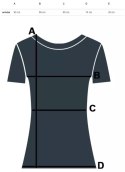 Długa koszula Szmizjerka basic bawełna (Granatowy) Długa koszula Szmizjerka basic bawełna (Granatowy)