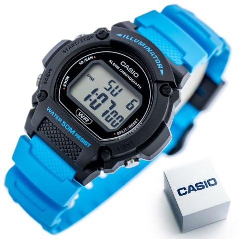 Zegarek Męski Casio W-219H-2A2VEF (zd207f) + BOX Zegarek Męski Casio W-219H-2A2VEF (zd207f) + BOX