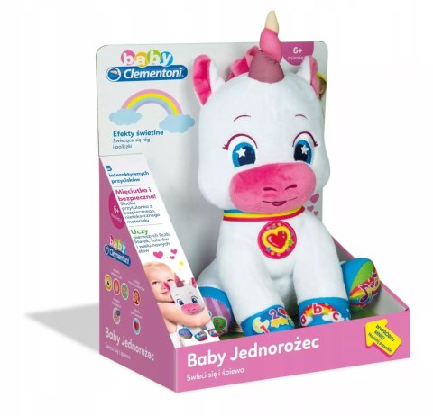Clementoni baby maskotka interaktywna Jednorożec 50544 Clementoni baby maskotka interaktywna Jednorożec 50544
