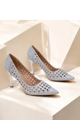 Szpilki Model Ecatte LE118 Silver - PRIMO - 38