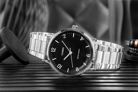 Zegarek Męski CASIO MTP-VT03D-1BDF + BOX Zegarek Męski CASIO MTP-VT03D-1BDF + BOX