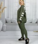 Dres damski luźna bluza + prążkowane legginsy CHICAGO (Zielony) Dres damski luźna bluza + prążkowane legginsy CHICAGO (Zielony)