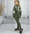 Dres damski luźna bluza + prążkowane legginsy CHICAGO (Zielony) Dres damski luźna bluza + prążkowane legginsy CHICAGO (Zielony)